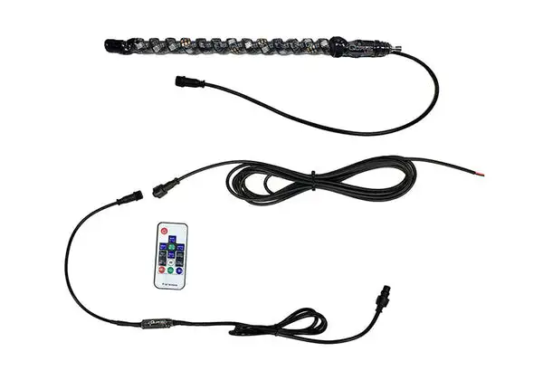 14 Inch LED HD Radio Antenna - QW917 - Quake LED