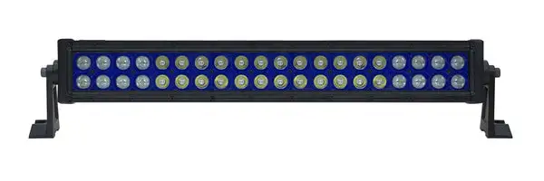 23 Inch LED Light Bar Dual Row 120 Watt Blue Reflector Combo Ultra Color Series - QUU618 - Quake LED