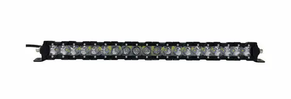 23 Inch LED Light Bar Single Row 100 Watt Super Spot Monolith Slim Series - QUMS539 - Quake LED