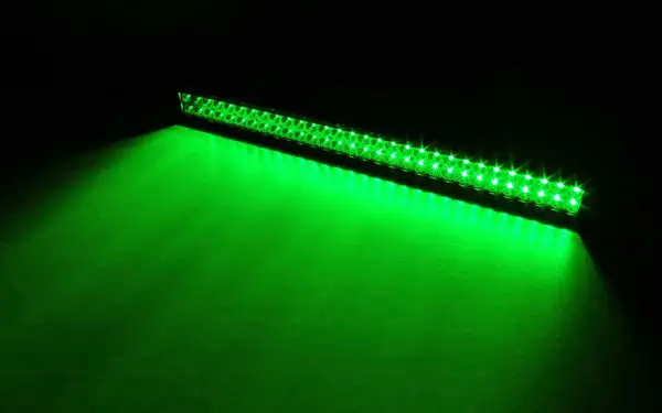 32 Inch LED Light Bar Dual Row 180 Watt Combo White/Green Magma Series - QUDG394 - Quake LED