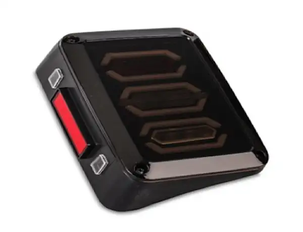 6x8 Inch Work Light 25 Watt Blackout II Jeep JK Tail Light Tempest Series - QTE783 - Quake LED