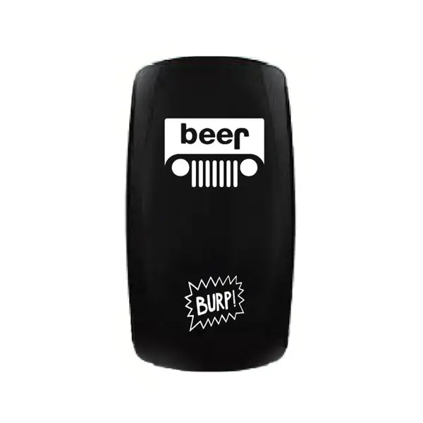 Give your vehicle's switches some style with Quake LED's Two-Way Rocker Switches - QW872 - Quake LED