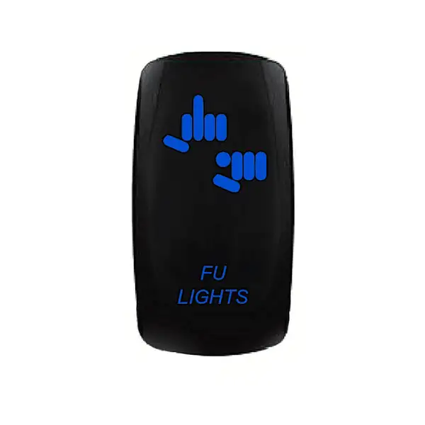 Give your vehicle's switches some style with Quake LED's Two-Way Rocker Switches - QW873 - Quake LED