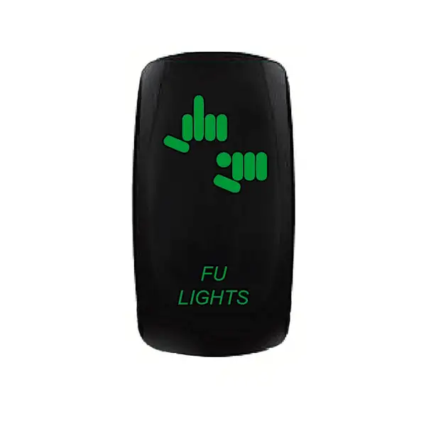 Give your vehicle's switches some style with Quake LED's Two-Way Rocker Switches - QW874 - Quake LED