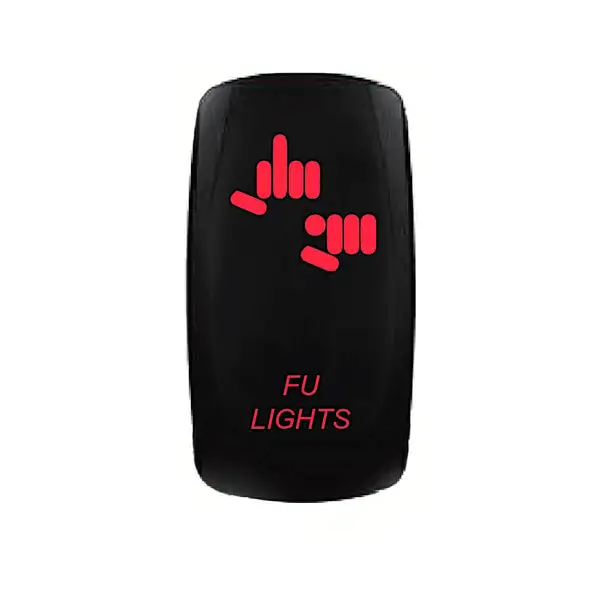 Give your vehicle's switches some style with Quake LED's Two-Way Rocker Switches - QW875 - Quake LED