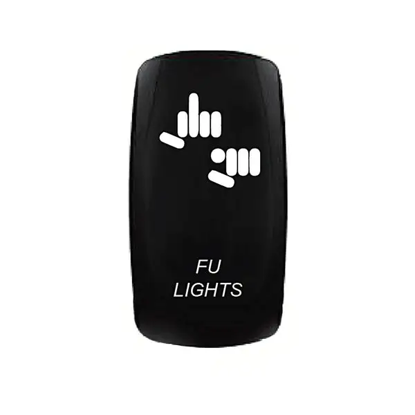 Give your vehicle's switches some style with Quake LED's Two-Way Rocker Switches - QW876 - Quake LED