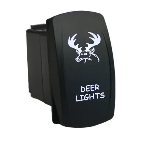 Give your vehicle's switches some style with Quake LED's Two-Way Rocker Switches - QW880 - Quake LED