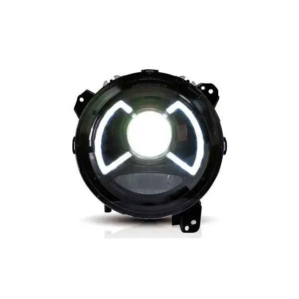 Jeep Wrangler JL/Gladiator JT Headlights w/ White X-Wing DRL - QTE1027 - Quake LED