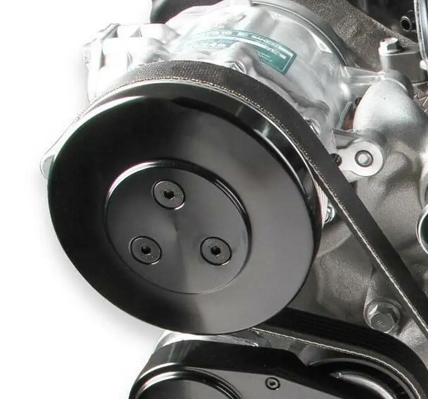SD7 Compressor Pulley Cover Black - 97-185