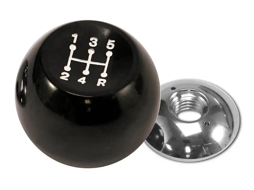 Shift Knob Classic 5Speed Black fits Ford Mustang 1985-1993 Drake -E5ZZ-7213-T5