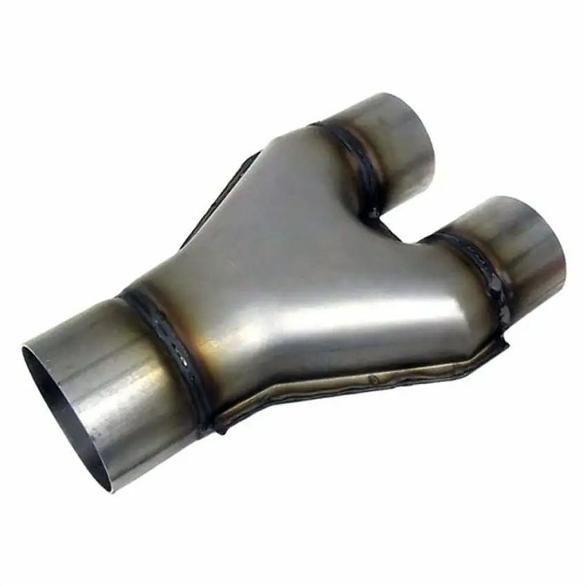 Jones Exhaust SU3-3SS Stainless Steel Stamped Y-Pipe 2.25 Single Pipe , 2.25 Dual Pipes