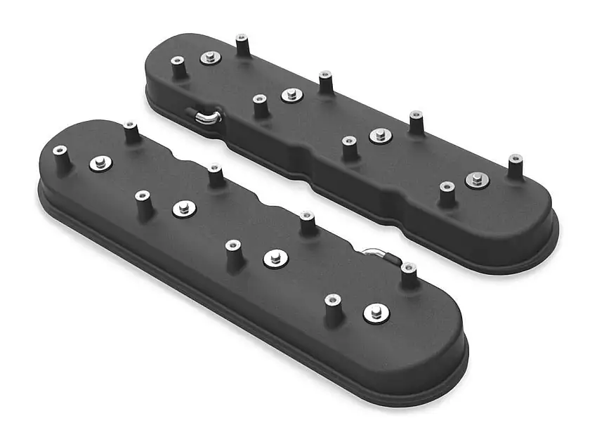 Tall LS Valve Covers for Dry Sump Applications - Satin Black - 241-97