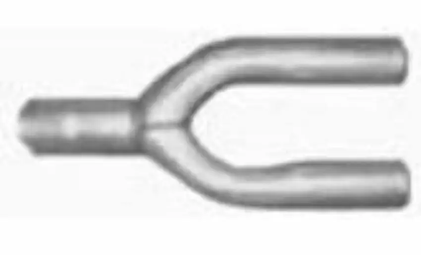 Jones Exhaust U1-1 Aluminized Stamped U-Pipe 1.75 Inlet, 1.75 Dual Outlet
