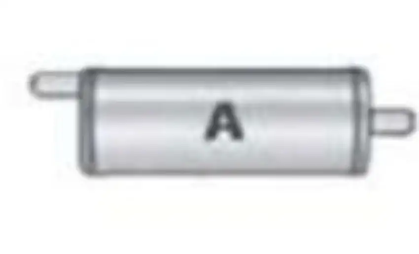 Jones Exhaust V416A V Power Series Muffler 3 Inlet, 3 Outlet
