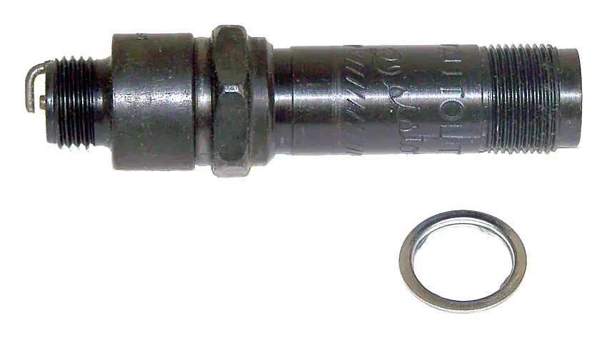 Vintage - Ceramic Silver Spark Plug - 922727