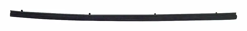 Vintage - Metal Black Door Glass Weatherstrip - J5762385
