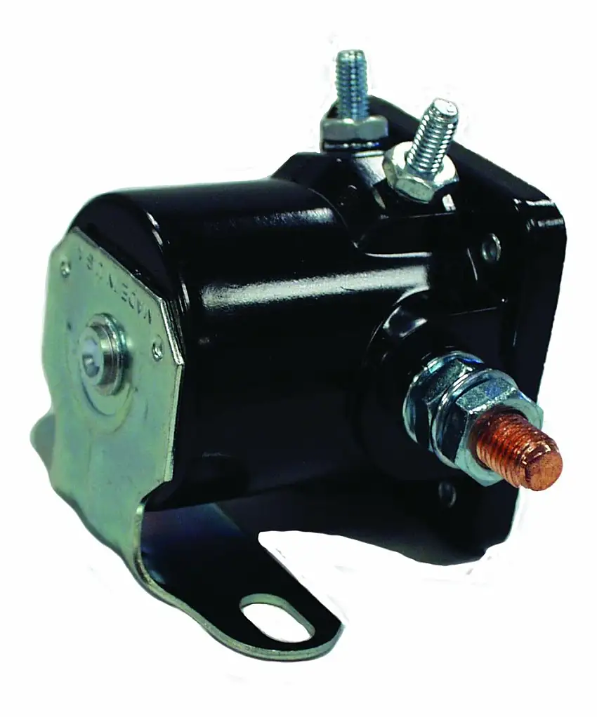 Vintage - Metal Black Starter Relay - J3235898