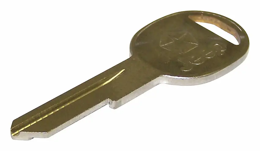 Vintage - Metal Silver Key Blank - 3641913