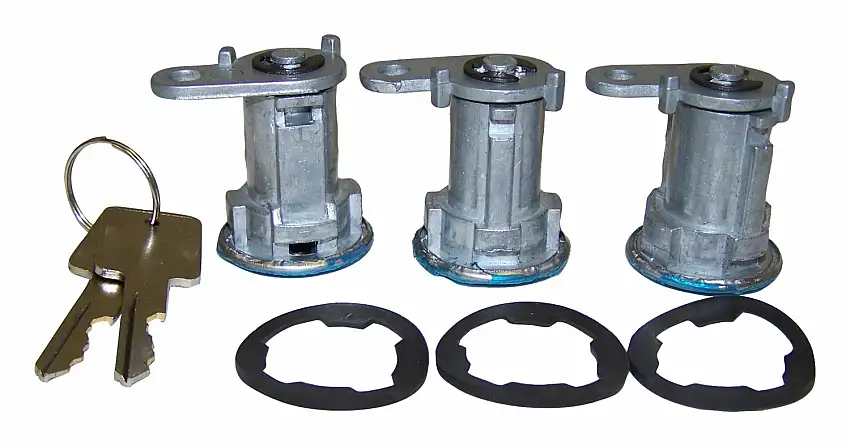 Vintage - Metal Unpainted Door Cylinder Kit - 8122874K3