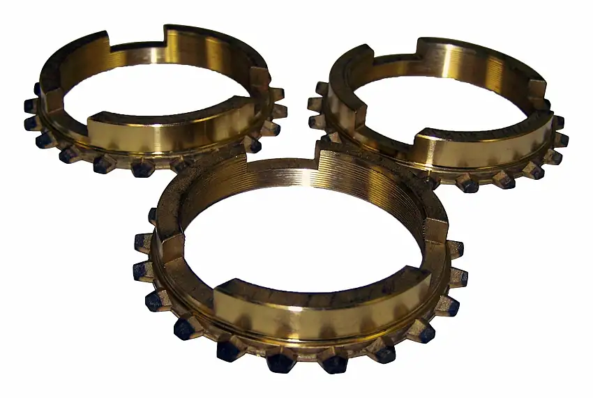 Vintage - Metal Zinc Synchronizer Blocking Ring Set - J3209971
