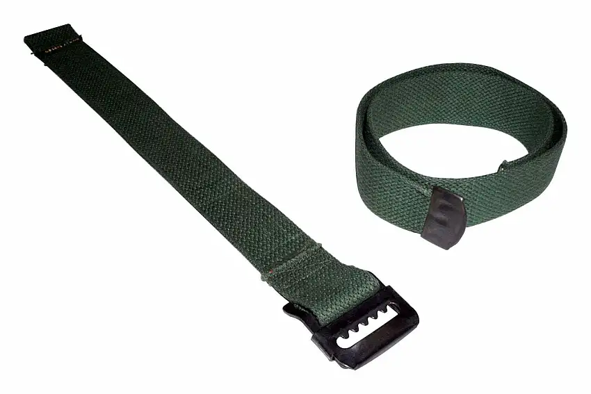 Vintage - Nylon Green Jerry Can Strap Set - A4127