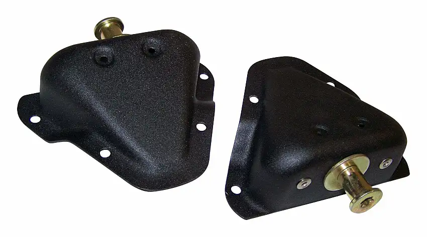 Vintage - Steel Black Door Striker Kit - 550294545K