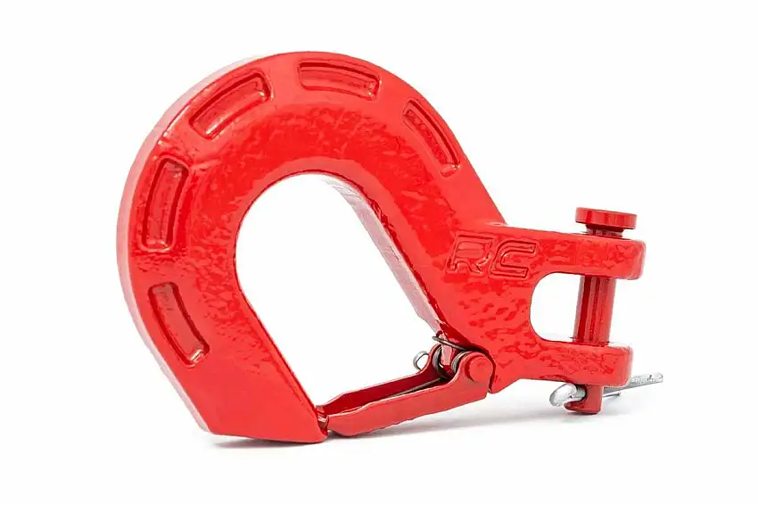 Winch Hook; Forged; Red RS129