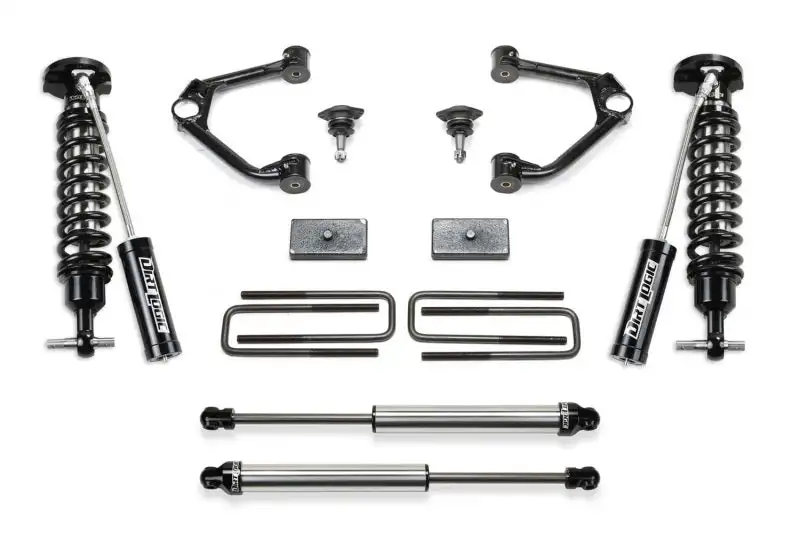 Fabtech 22-23 GM C/K 1500 3in Lift Budget System w/ Dirt Logic 2.5 Resivoir Coilovers
