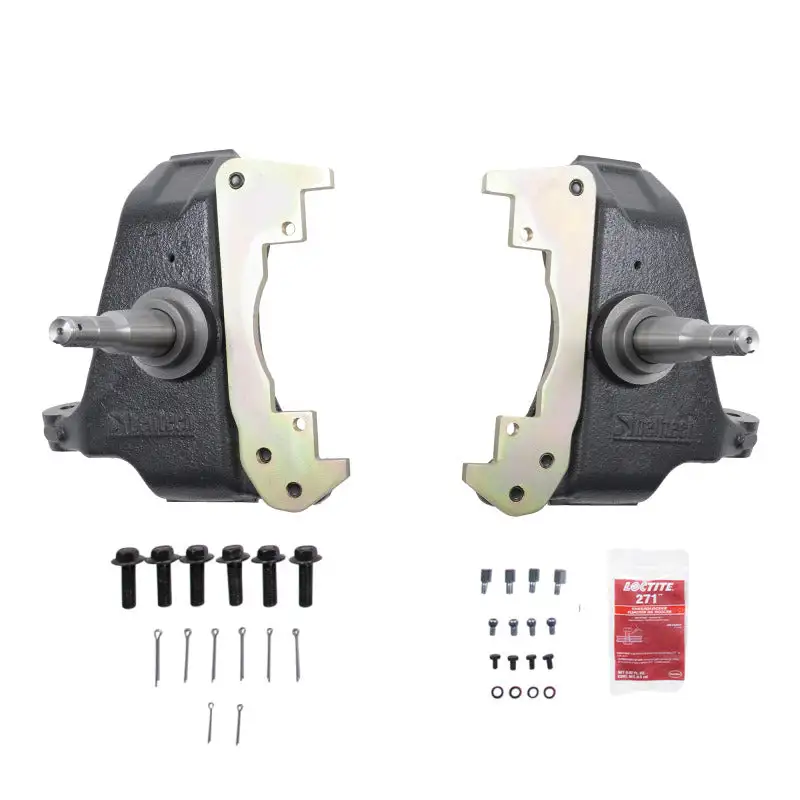 Belltech 88-98 Chevy 1500 3in. Drop Spindle Set (Single Piston Brake Setup)