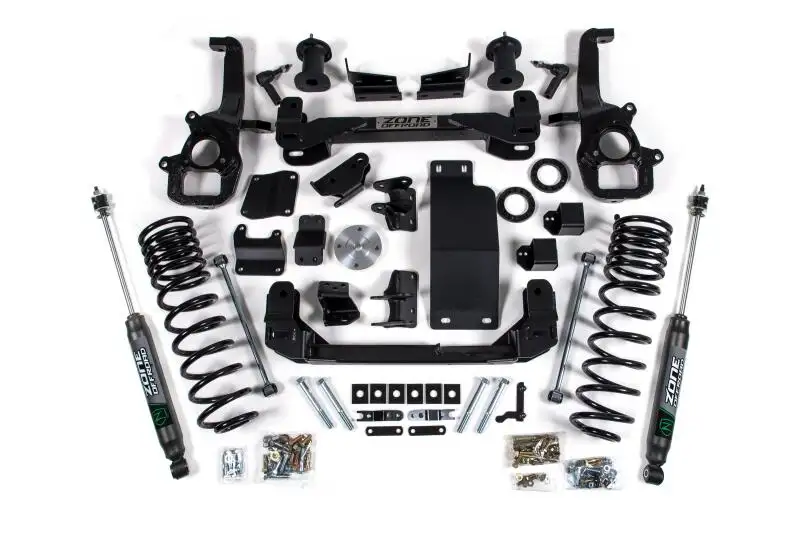 Zone Offroad 19-21 Ram 1500 4WD 6in Front 5in Rr Suspension Lift System w/OE 22in Wheels Fox Shocks