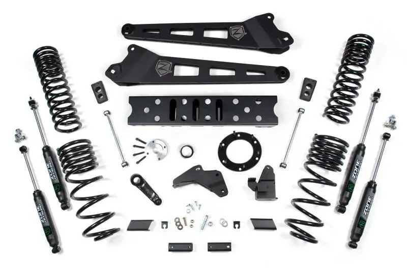 Zone Offroad 19-24 Dodge Ram 2500 4WD 6.5in Suspension Lift Kit w/ Zone Shocks