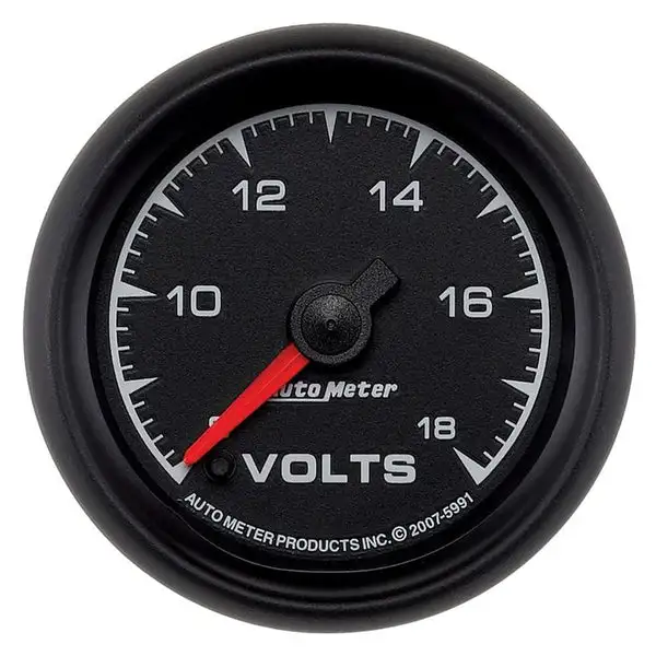 AutoMeter ES 2-1/16in 18V Digital Stepper Motor Voltmeter (5991)