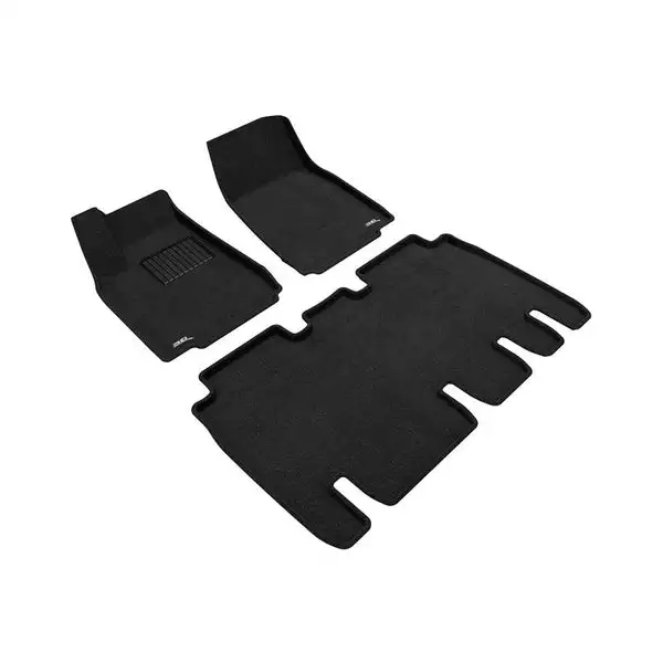 3D MAXpider Compatible with TESLA MODEL X 5-SEAT 2016-2021 ELEGANT BLACK R1 R2 (L1TL01104709)
