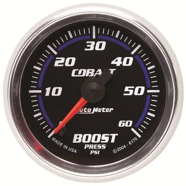 AutoMeter Cobalt 52mm 0-60 PSi Boost Gauge (6170)
