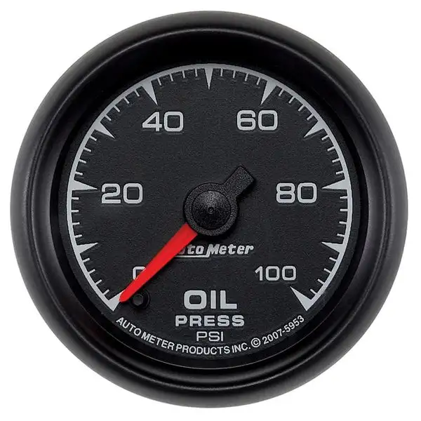 AutoMeter ES 52.4mm 0-100 PSI Oil Pressure Gauge (5953)