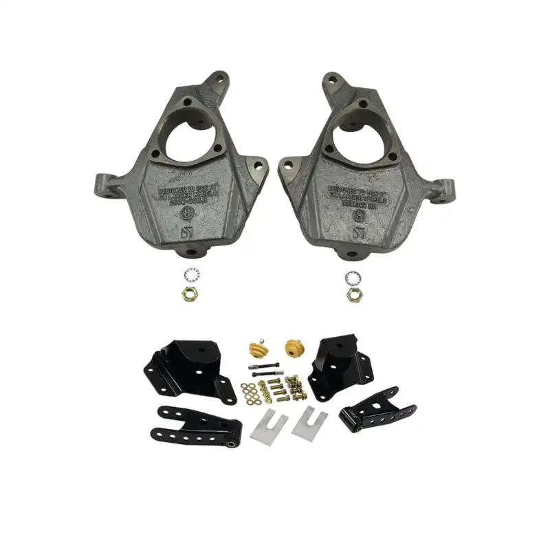 Belltech 99-06 Chevrolet Silverado/GMC Sierra Lowering Kit (2in Front/4in Rear) - W/O Shocks